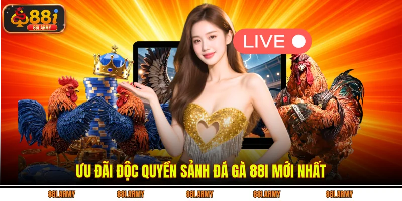 Ưu đãi độc quyền sảnh Đá gà 88i mới nhất
